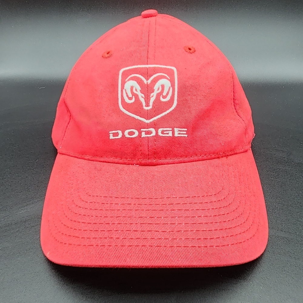 Dodge Ram Hat Cap Red Adjustable Adult Cotton